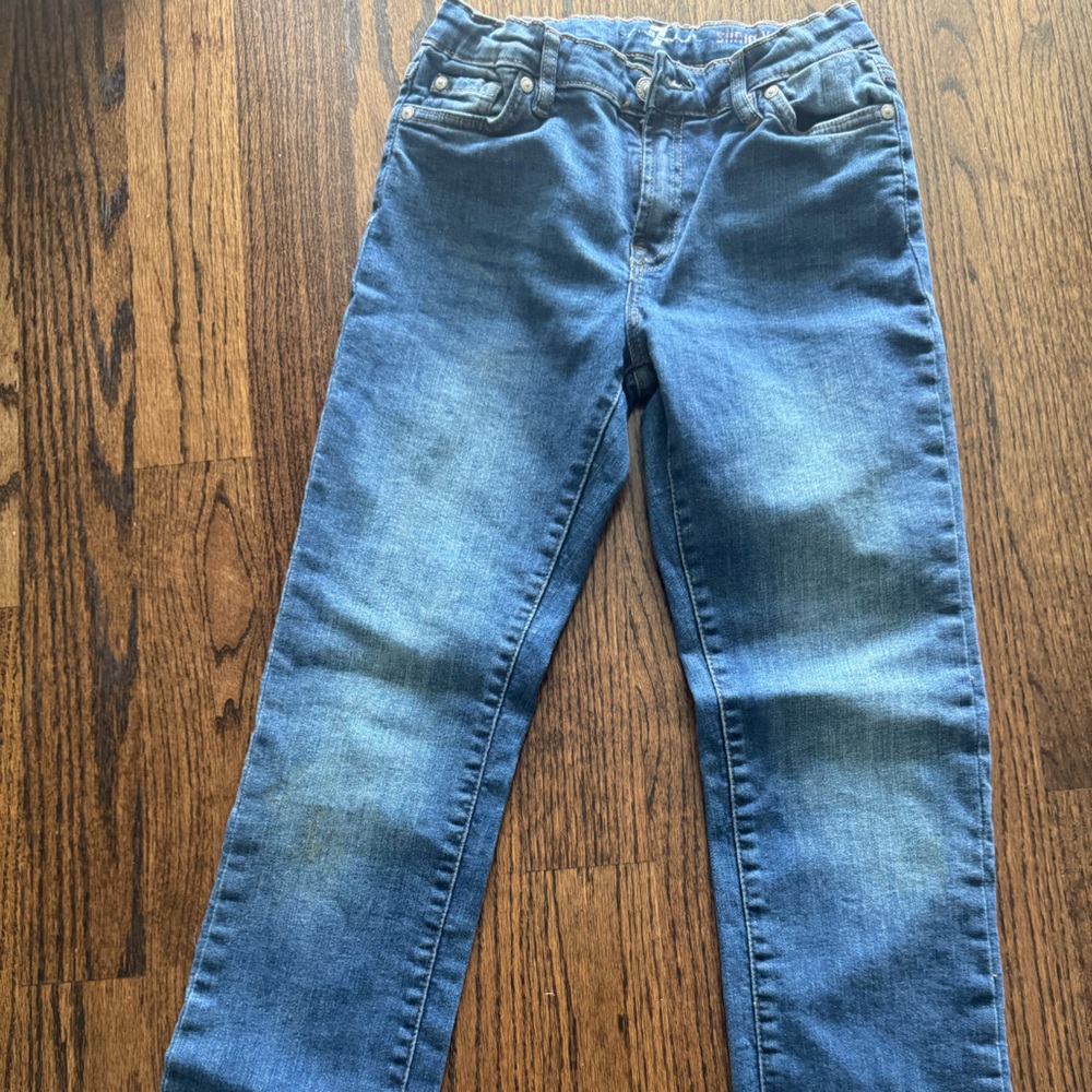 7 For All Mankind Dark Blue Skinny Jeans